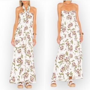 New with Tag, Agua Bendita Beck Varenna Floral Maxi Dress Size Medium